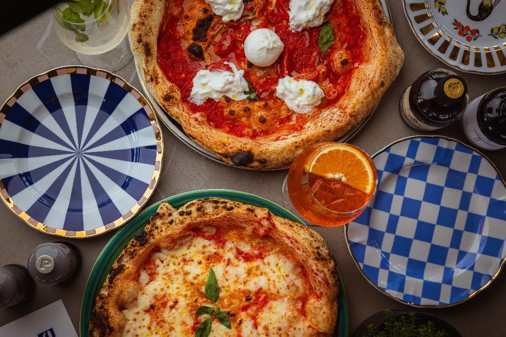 Wood-fired pizzas and an Aperol spritz at Central Beach Split